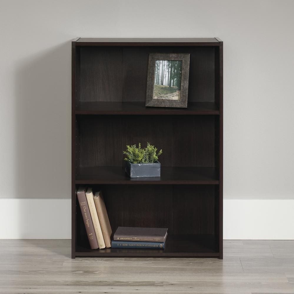 BLACK BROWN MULTI FUNCTION DECOR SHELF/BOOKSHELF