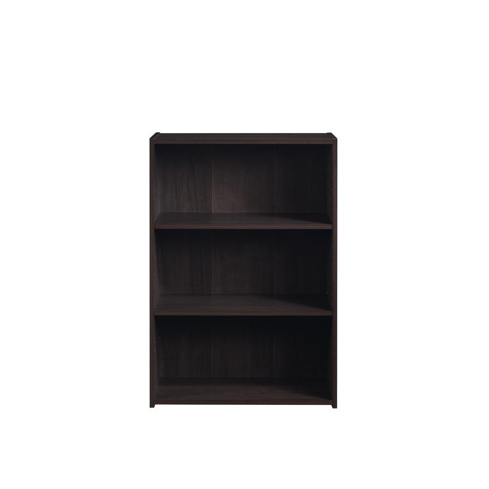 BLACK BROWN MULTI FUNCTION DECOR SHELF/BOOKSHELF