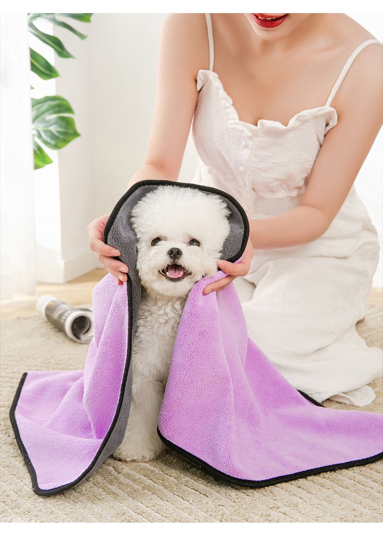Dog Towel Super Absorbent Microfiber For Small Dogs And Cats