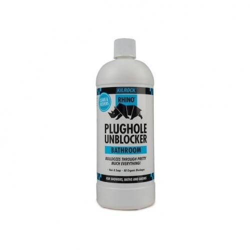 Rhino Bathroom Plughole Unblocker 1 Litre X 4 Cans