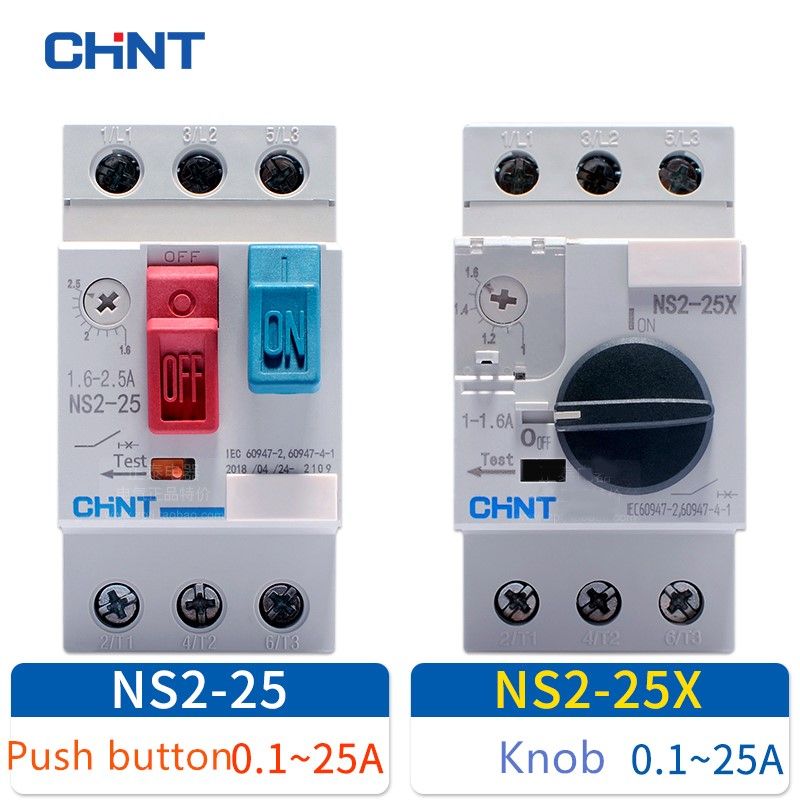 CHINT CHNT Motor Starter NS2-25 NS2-25X NS2-25 AE11