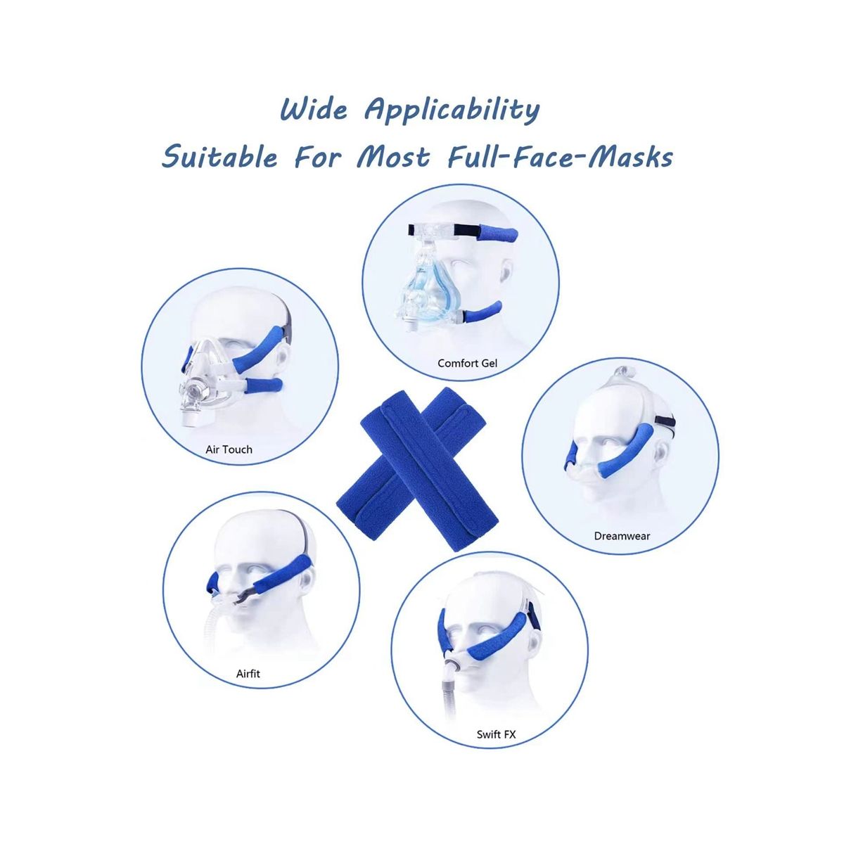 16 Pcs CPAP Strap Covers CPAP Supplies, Comfort Strap