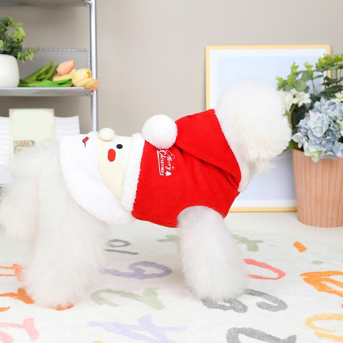Pet Vest Pet Four Leggings Jumpsuit Red