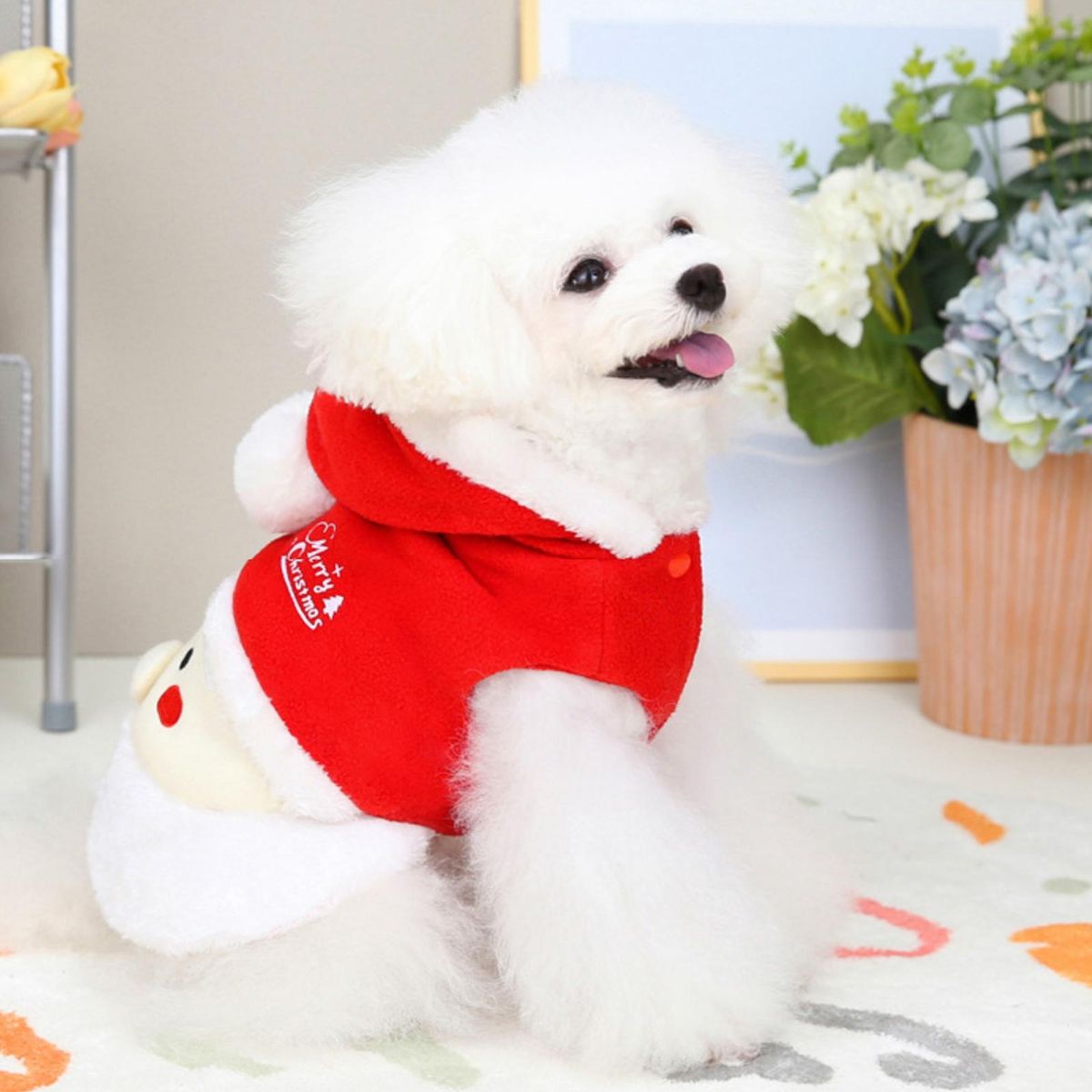 Pet Vest Pet Four Leggings Jumpsuit Red