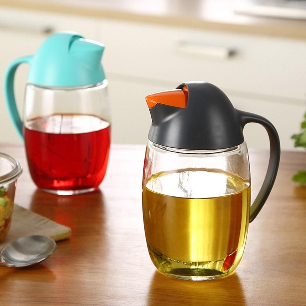 Oil Container Safey Exquisitely Leak Proof Unbreakable Dispenser Vinegar Pourer Bottle