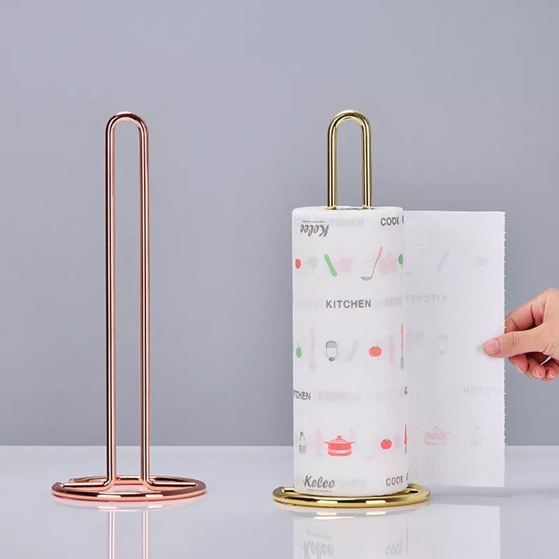 Stainless Steel Kitchen/Bathroom/Office/Dinning Roll Paper Towel Holder + REFUSE TISSUE NAPKIN
