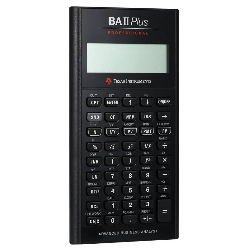 Ti BAII Plus Professional CFA 10 Digits Led Calculatrice Calculadora Financial Calculations Students Financial Calculator
