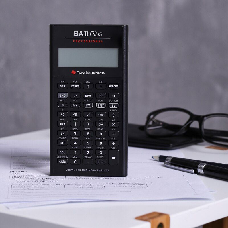 Ti BAII Plus Professional CFA 10 Digits Led Calculatrice Calculadora Financial Calculations Students Financial Calculator