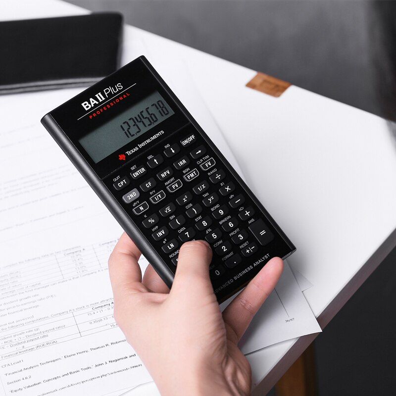 Ti BAII Plus Professional CFA 10 Digits Led Calculatrice Calculadora Financial Calculations Students Financial Calculator