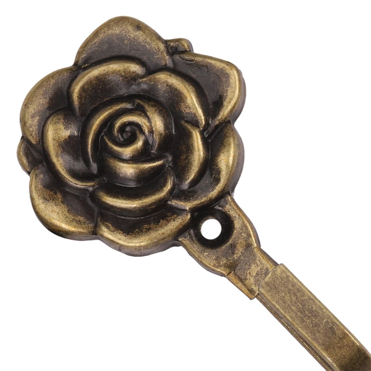 2Pcs Metal Rose Flower Curtain Tie Back Tieback Holders
