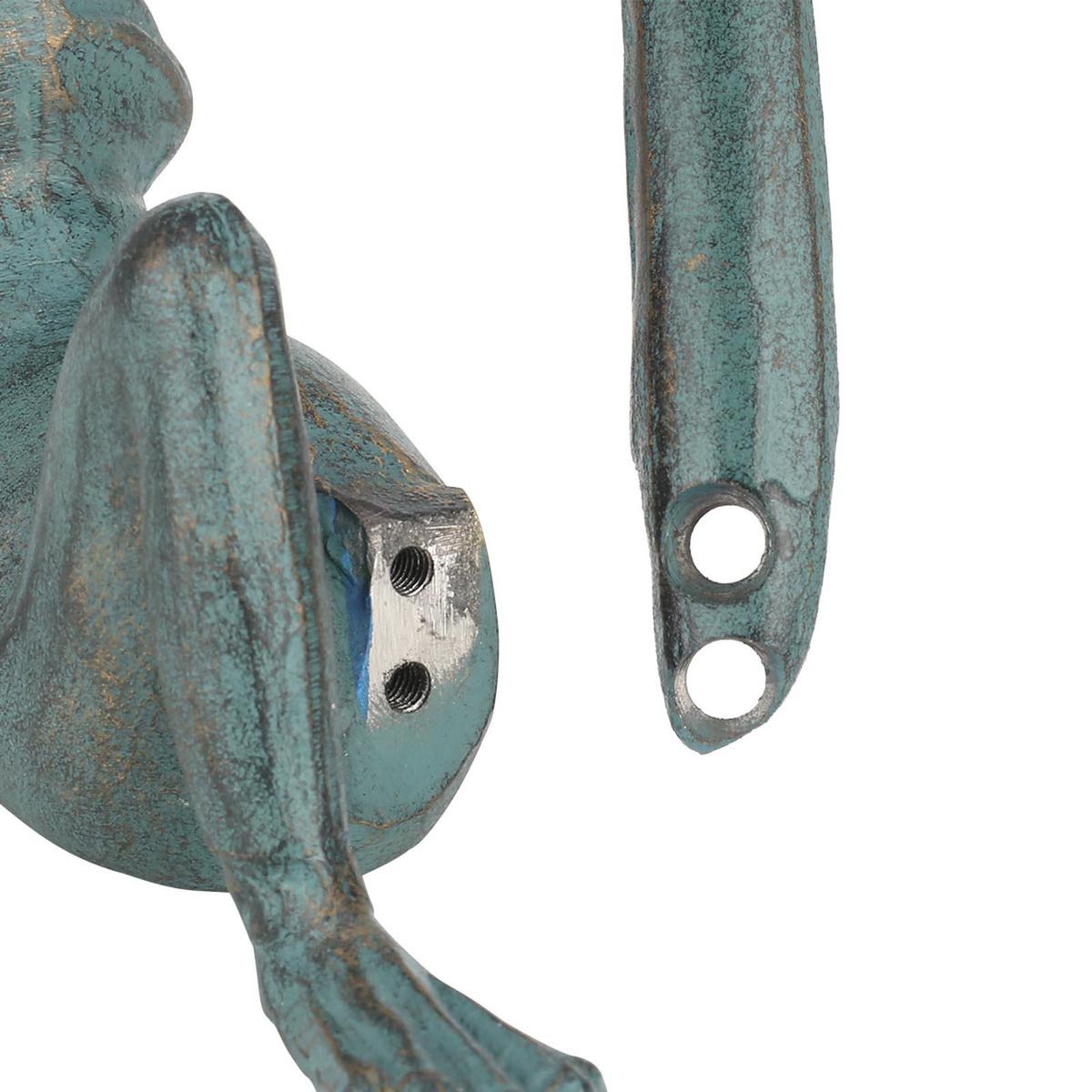 Frog Paper Towel Holder Decorative Animal Toilet Paper Roll Holder Retro Cast Iron Organizer Cast Iron Paper Towel Stand