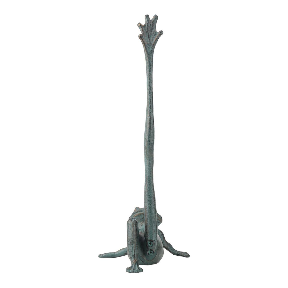 Frog Paper Towel Holder Decorative Animal Toilet Paper Roll Holder Retro Cast Iron Organizer Cast Iron Paper Towel Stand