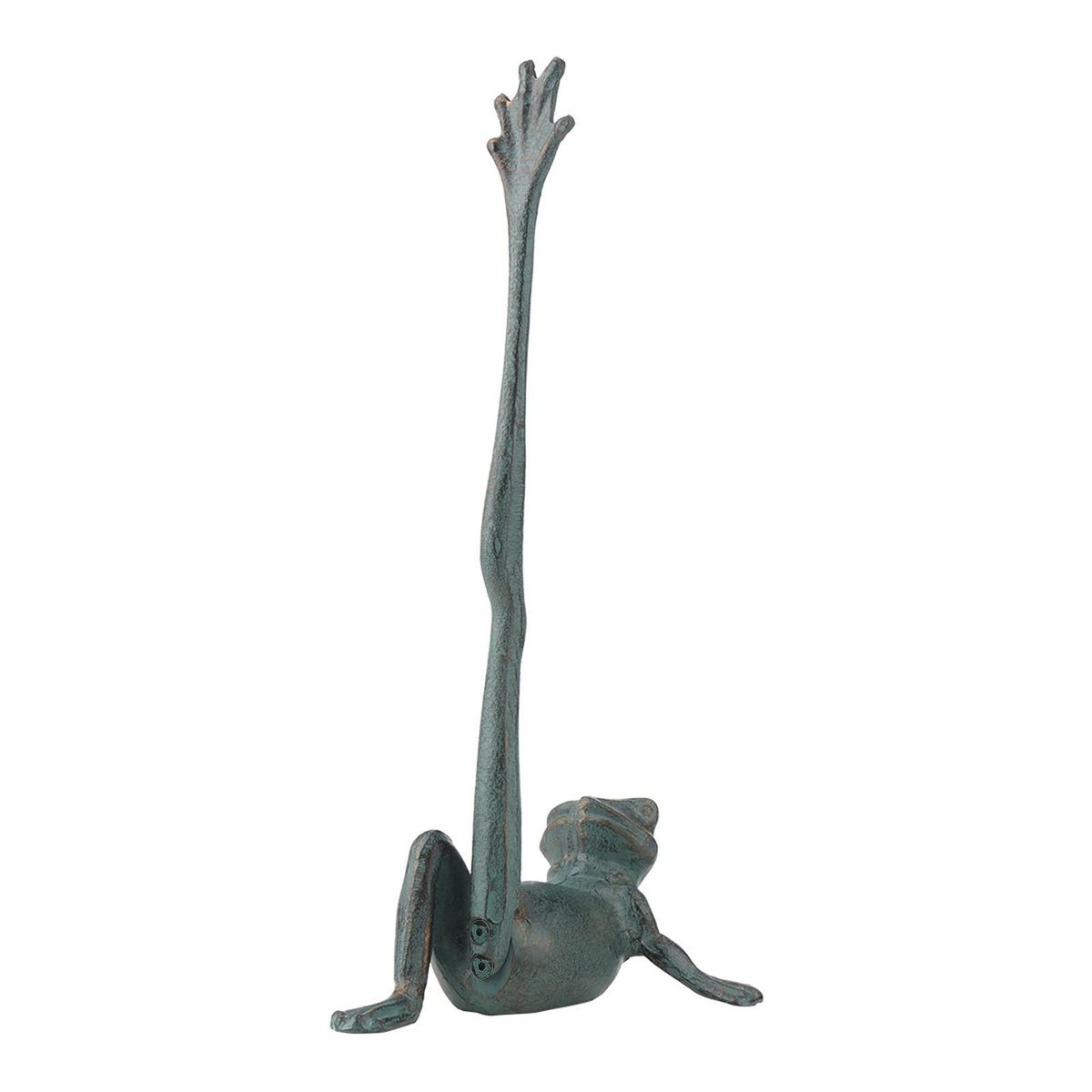 Frog Paper Towel Holder Decorative Animal Toilet Paper Roll Holder Retro Cast Iron Organizer Cast Iron Paper Towel Stand