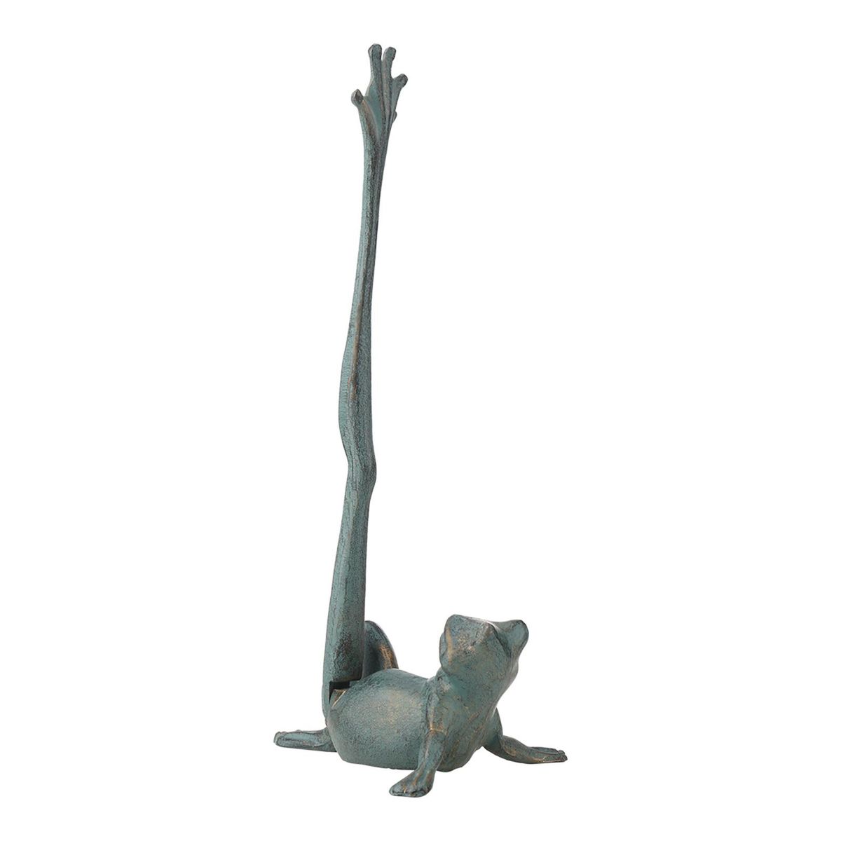 Frog Paper Towel Holder Decorative Animal Toilet Paper Roll Holder Retro Cast Iron Organizer Cast Iron Paper Towel Stand