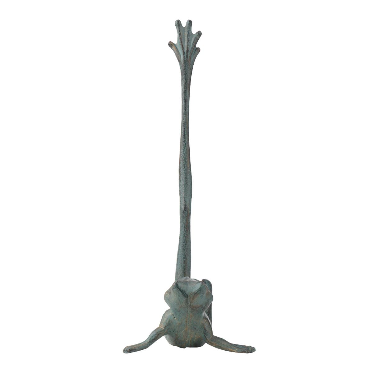Frog Paper Towel Holder Decorative Animal Toilet Paper Roll Holder Retro Cast Iron Organizer Cast Iron Paper Towel Stand
