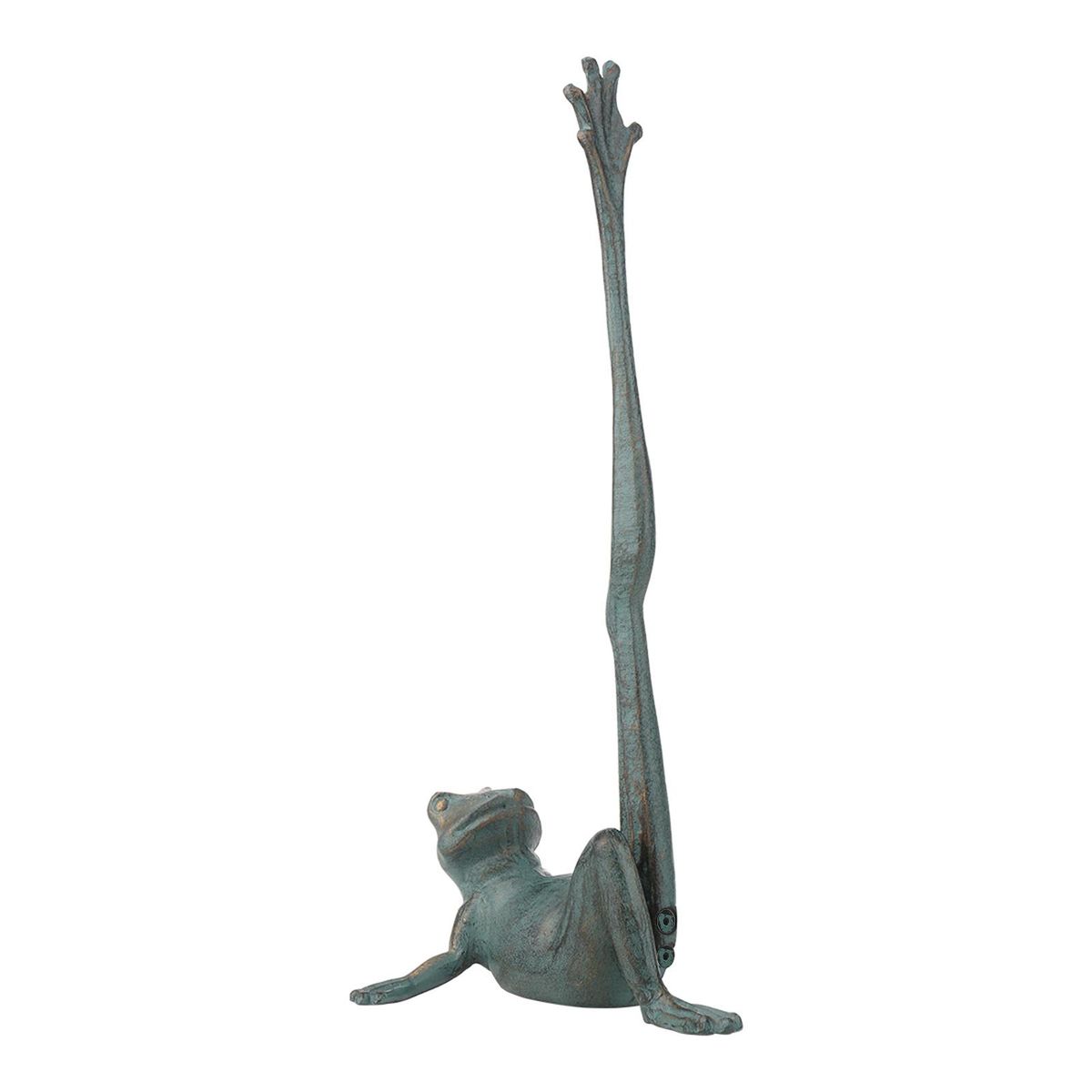 Frog Paper Towel Holder Decorative Animal Toilet Paper Roll Holder Retro Cast Iron Organizer Cast Iron Paper Towel Stand