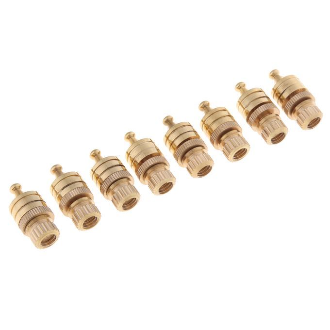 8 Set Speaker Amplifier Shock Absorbing Isolation Stand Cone Feet Pad