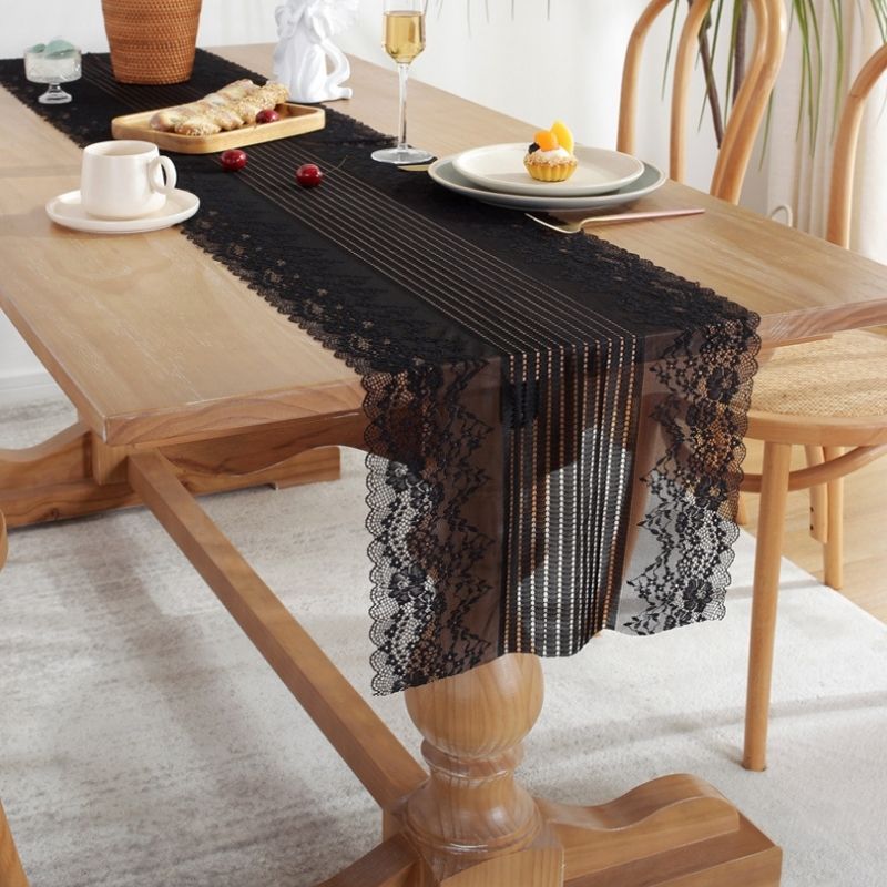 Romantic Lace Table Runner Wedding Decoration, Size: 160cm