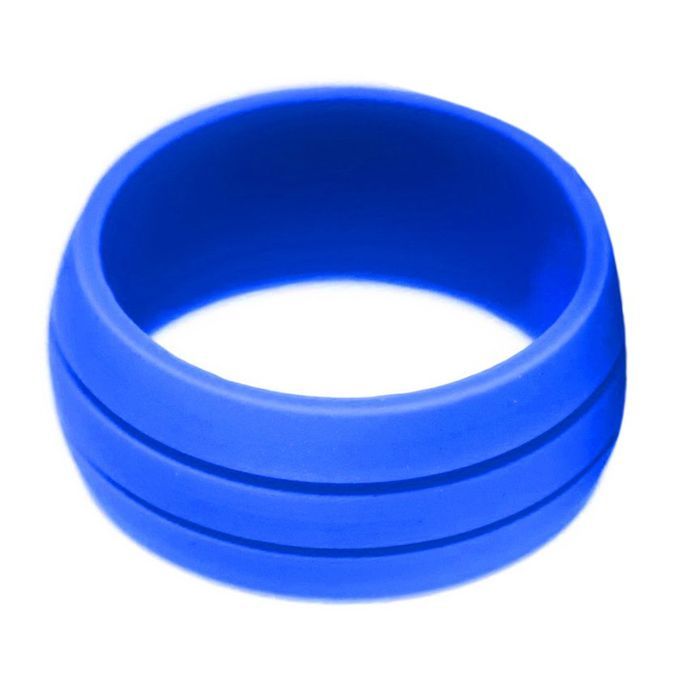 Soft Sili One Finger Rings 8.5mm Wide 1.8mm Thi Kness Ir Le Rings Sport Rings-blue-12#
