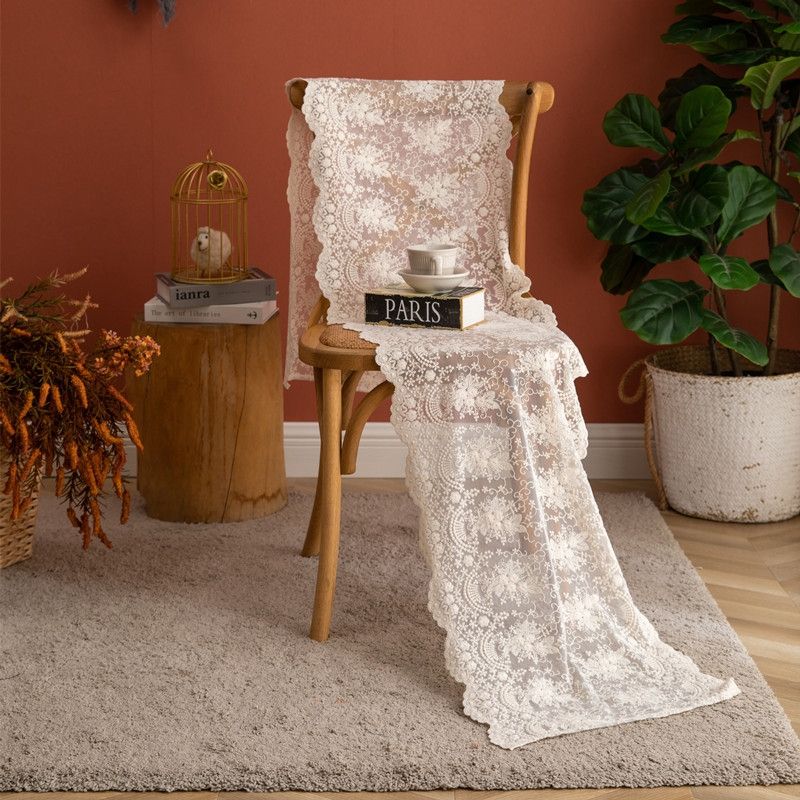 Lace Table Runner Wedding Decoration, Size: 40x260cm