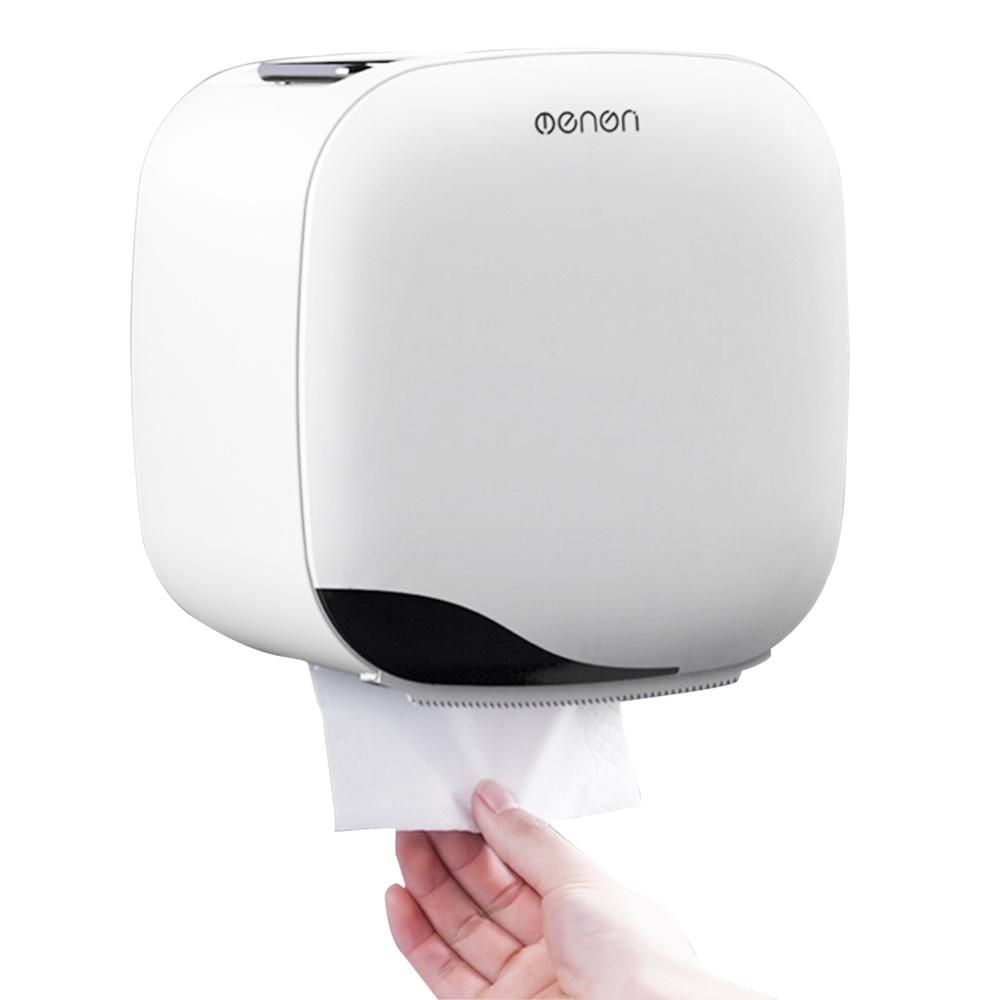 Menen Paper Towel Dispenser Wall Mounted Paper Towel Holder Dispenser Bathroom Toilet Tissue Dispenser Home Kitchen Paper Towel Dispenser