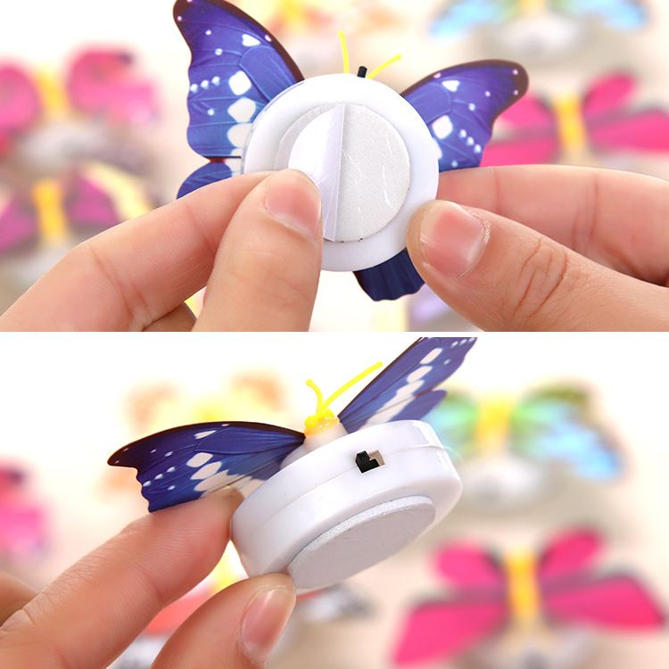 Colorful Butterfly LED Night Light Beautiful Wall Color  For Home Decoration