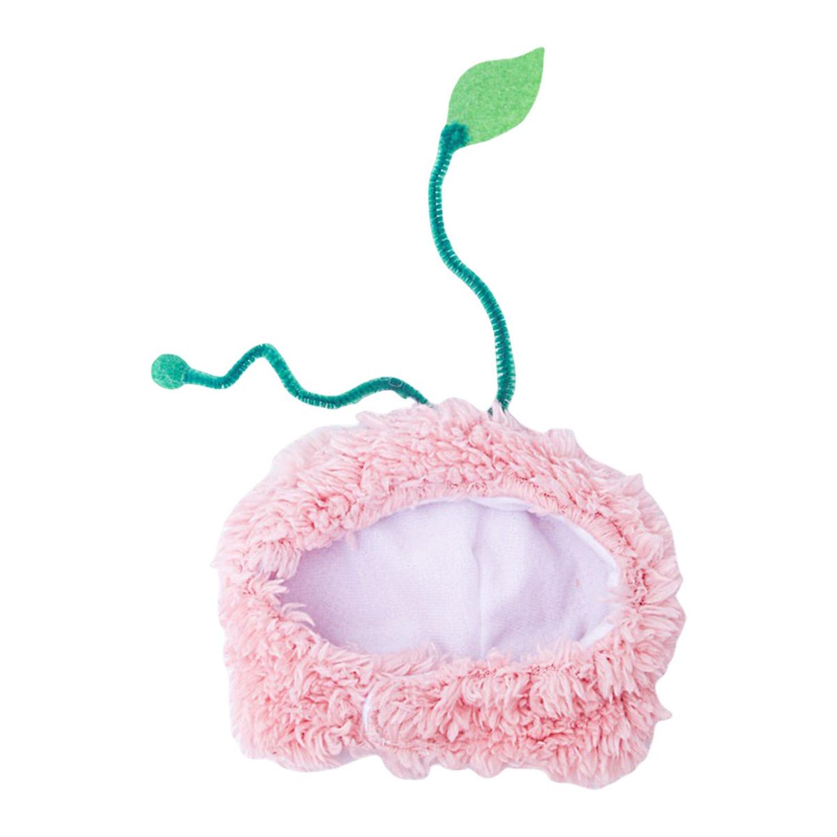 Dog Hat Cute Peach Shape Dog Cat Headwear Pet Accessories Pink