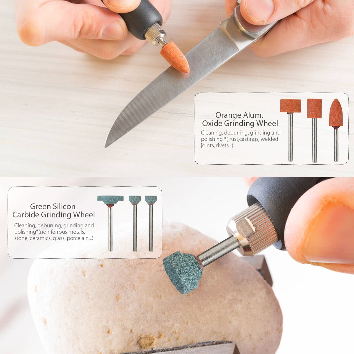 378pcs Rotary Tool Accessories Kit. Including Polishing Wax,