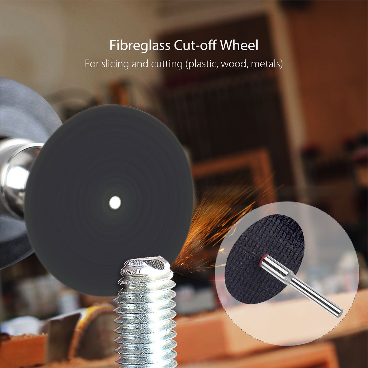 378pcs Rotary Tool Accessories Kit. Including Polishing Wax,