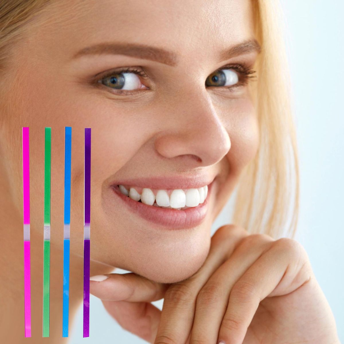 60Pcs/Pack Dental Polishing Strips Teeth Polishing Finishing Kit Interdental Sanding Tool Tooth Sandpaper