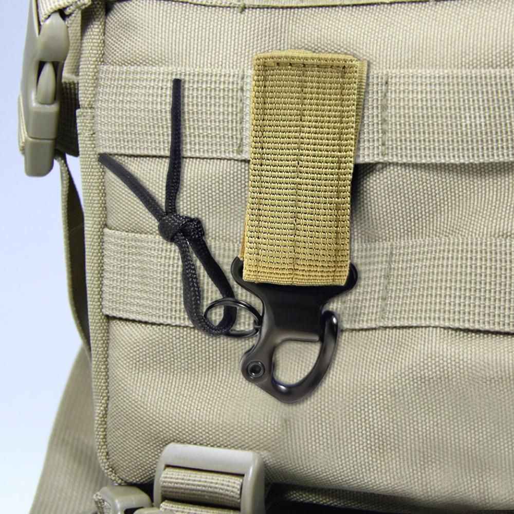 Multifuntcional Waterbottle Buckle Hook Carabiner Webbing Bottle Holder Belt Keys Carrying Clip Kettle Hanger Portable for Outdoor Camping Hiking Traveling