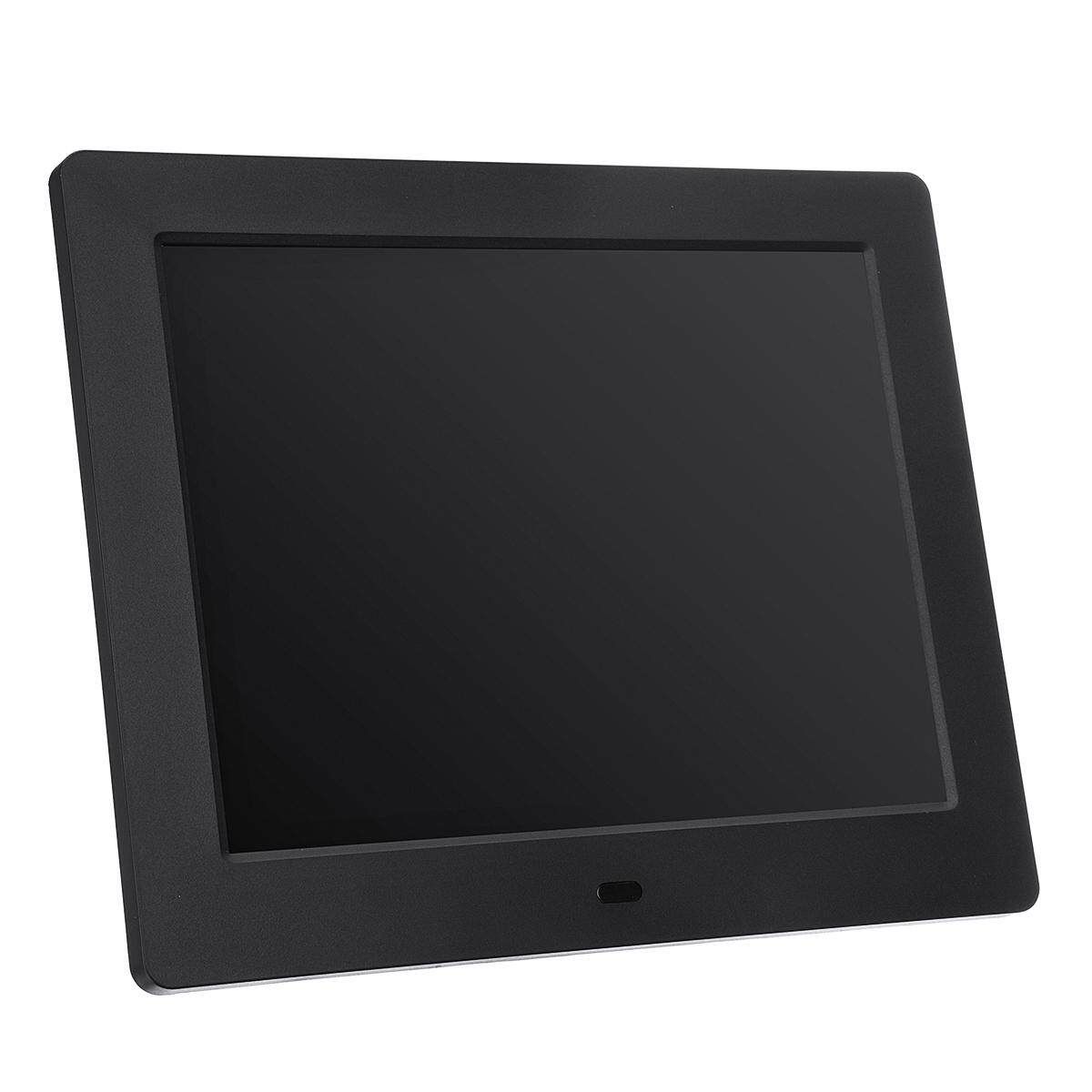 8 Inch Digital Photo Picture Frame Album MP4 Clock Movie Player Remote Control Black (black)