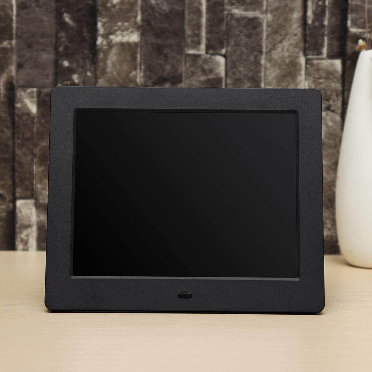 8 Inch Digital Photo Picture Frame Album MP4 Clock Movie Player Remote Control Black (black)