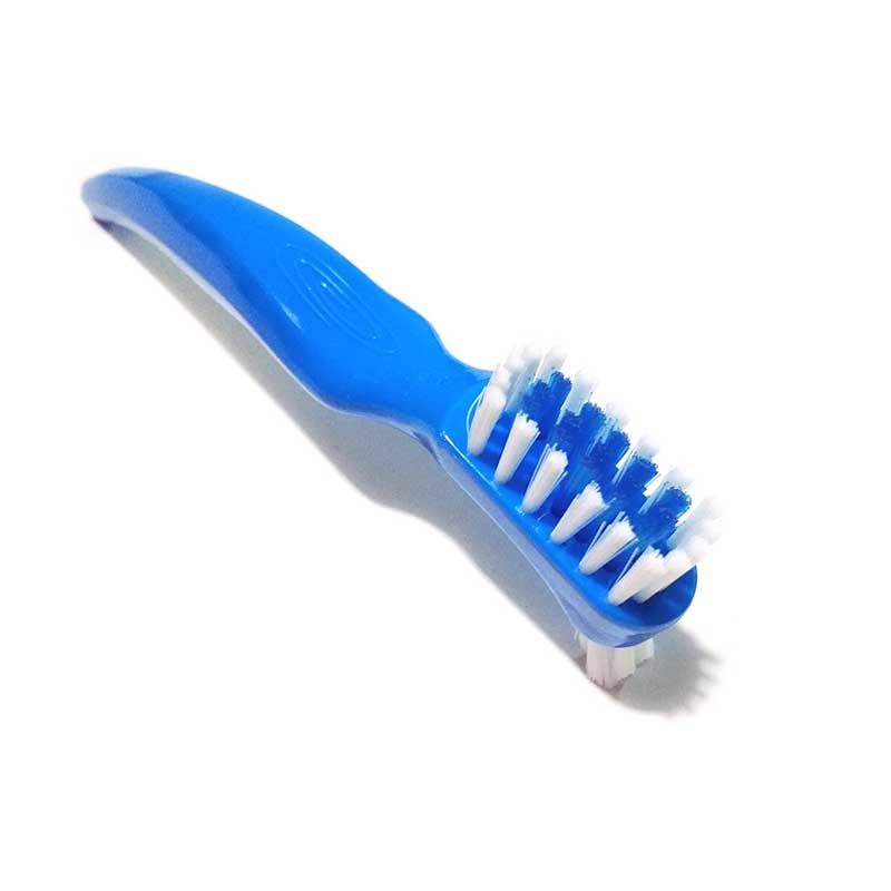 Y-Shape Denture Toothbrush 6 Pcs Ordinary Bristle & 0.25mm Hard Bristle Dual For False Teeth Brush Heads