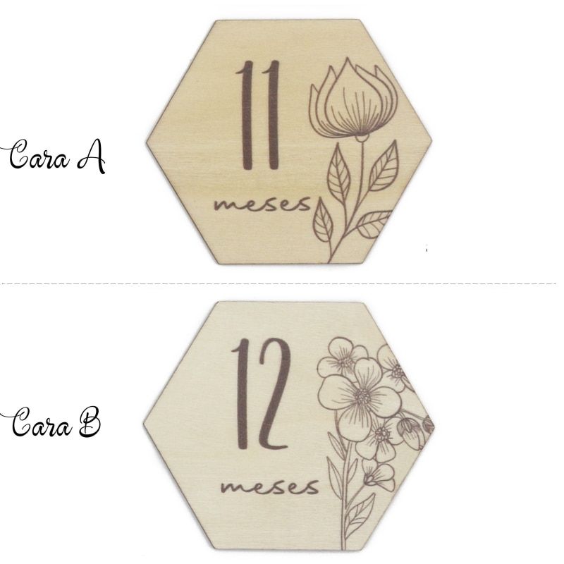 67JC Baby Monthly Card Milestone Cards Pregnancy Keepsake