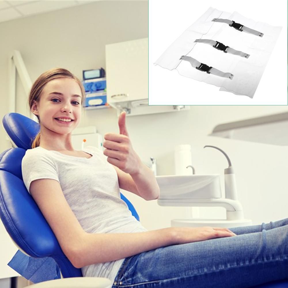 Dental Chair Mat Cushion Foot Pad Dental Seat Unit Dustproof Cover Plastic Clear Protector With Elastic Bands Clinic Supply