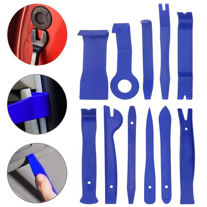 11 Pieces Car Audio Repair Tool - Universal, Car  Removal Dark Blue