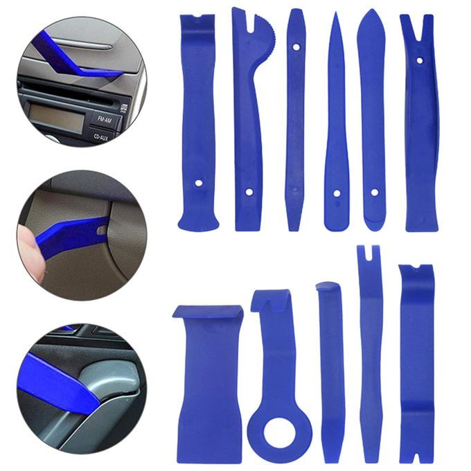 11 Pieces Car Audio Repair Tool - Universal, Car  Removal Dark Blue