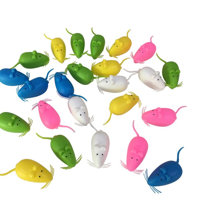 5Pcs Cute Mini Mouse Shape Plastic Save Milk Teeth Storage