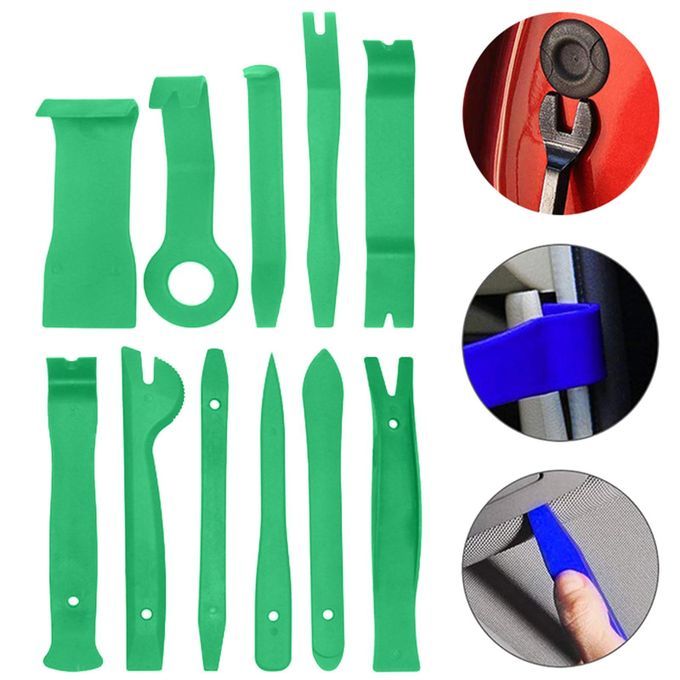 11 Pieces Car Audio Repair Tool Car Trim Removal Tool For Inner Green