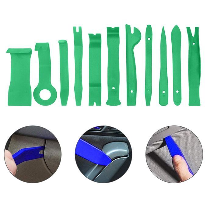 11 Pieces Car Audio Repair Tool Car Trim Removal Tool For Inner Green