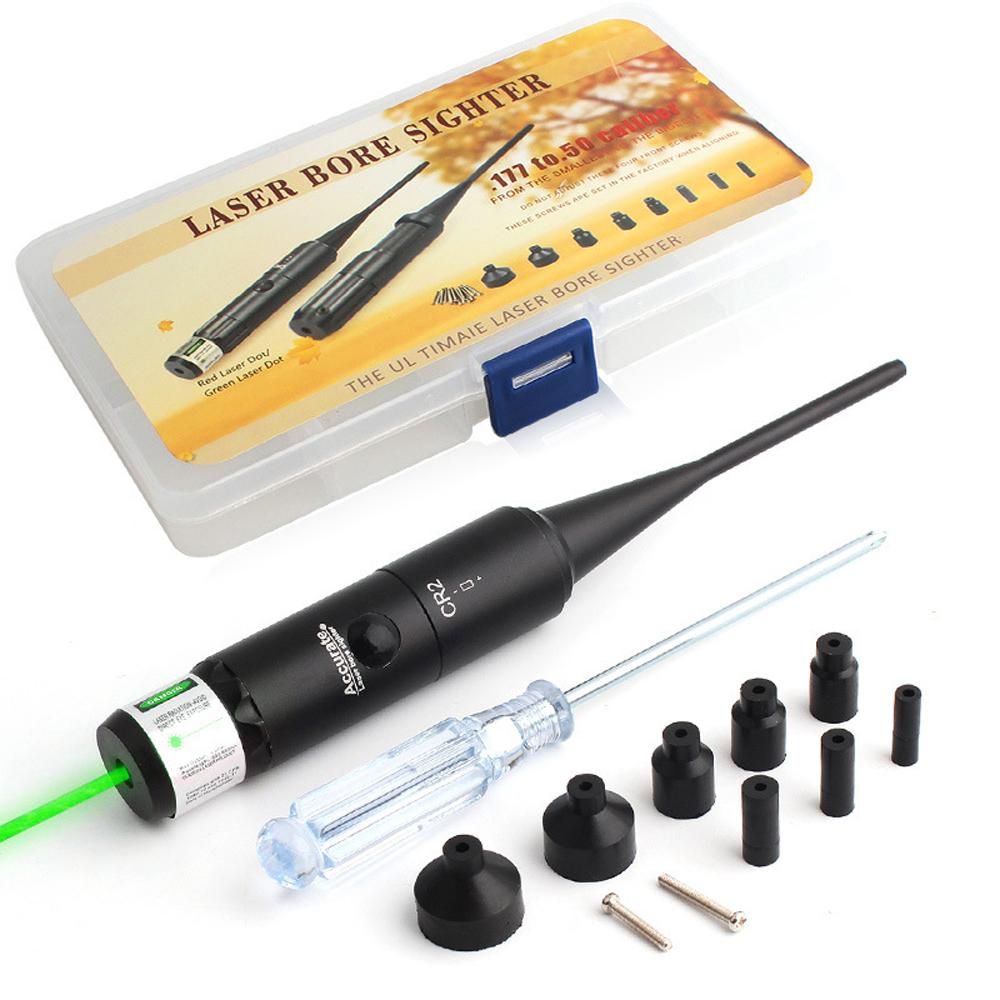 Laser Calibrator Aluminum Alloy Calibrator Turn-Free Laser Calibrator 8-Hole Adjustable Adapter for 0.177 to 0.50 Caliber