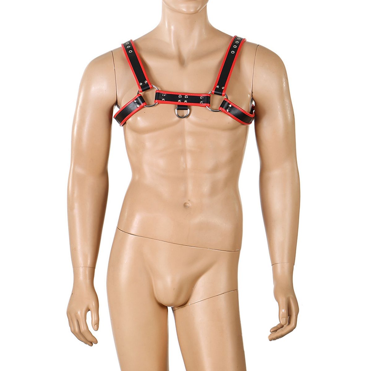 Men's Leather Body Chest Harness Belt BDSM Bondage Leather