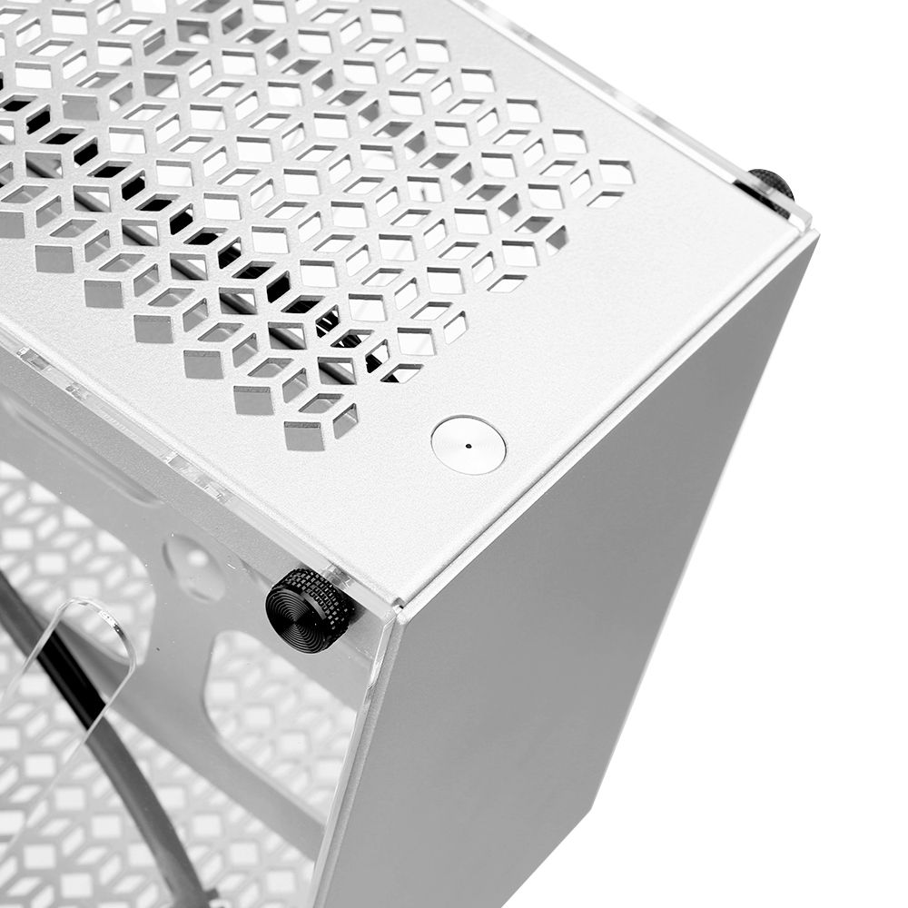 Portable Small Computer Case Aluminum Shell Support Mini-ITX