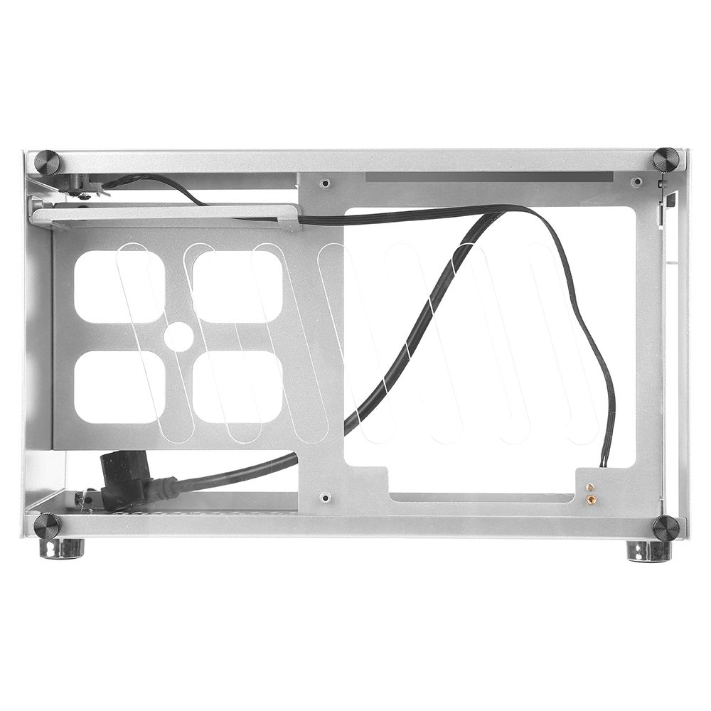 Portable Small Computer Case Aluminum Shell Support Mini-ITX