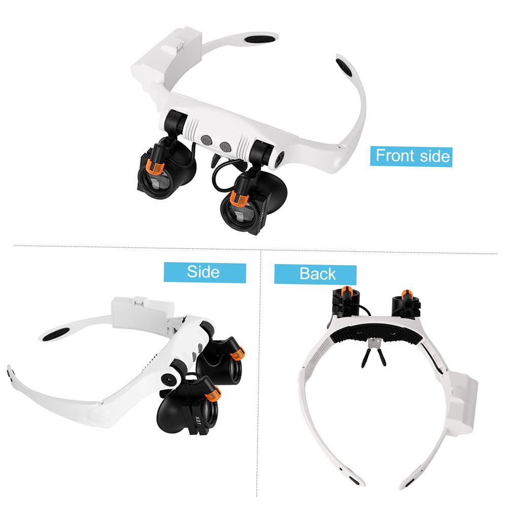Headband Magnifier Eye Loupes Eyeglass Style Hands-Free