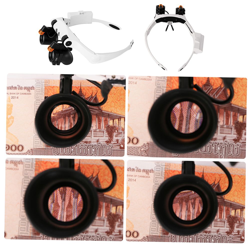 Headband Magnifier Eye Loupes Eyeglass Style Hands-Free