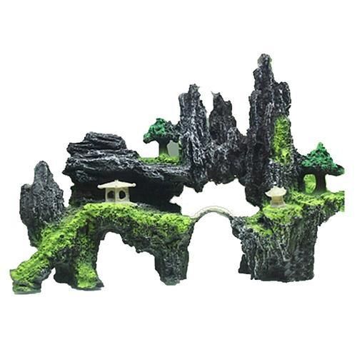 Aquarium Accessories Rock Artificial Home Fish Tank Decor Landscaping Resin Rockery Stone Decorative Ornaments