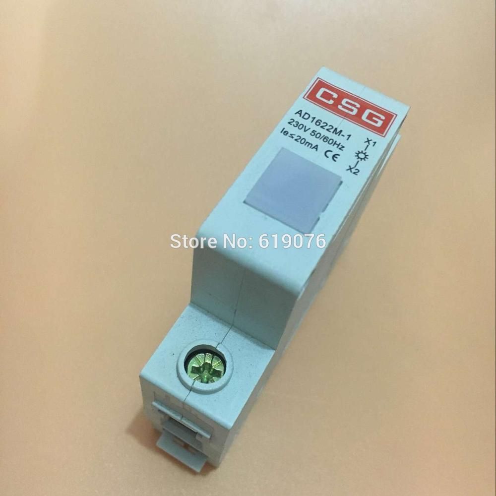 Circuit Breaker Indicator Light Signal Lamp 230V White