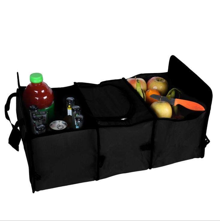Storage Box Oxford Cloth Car Storage Box#Black Black